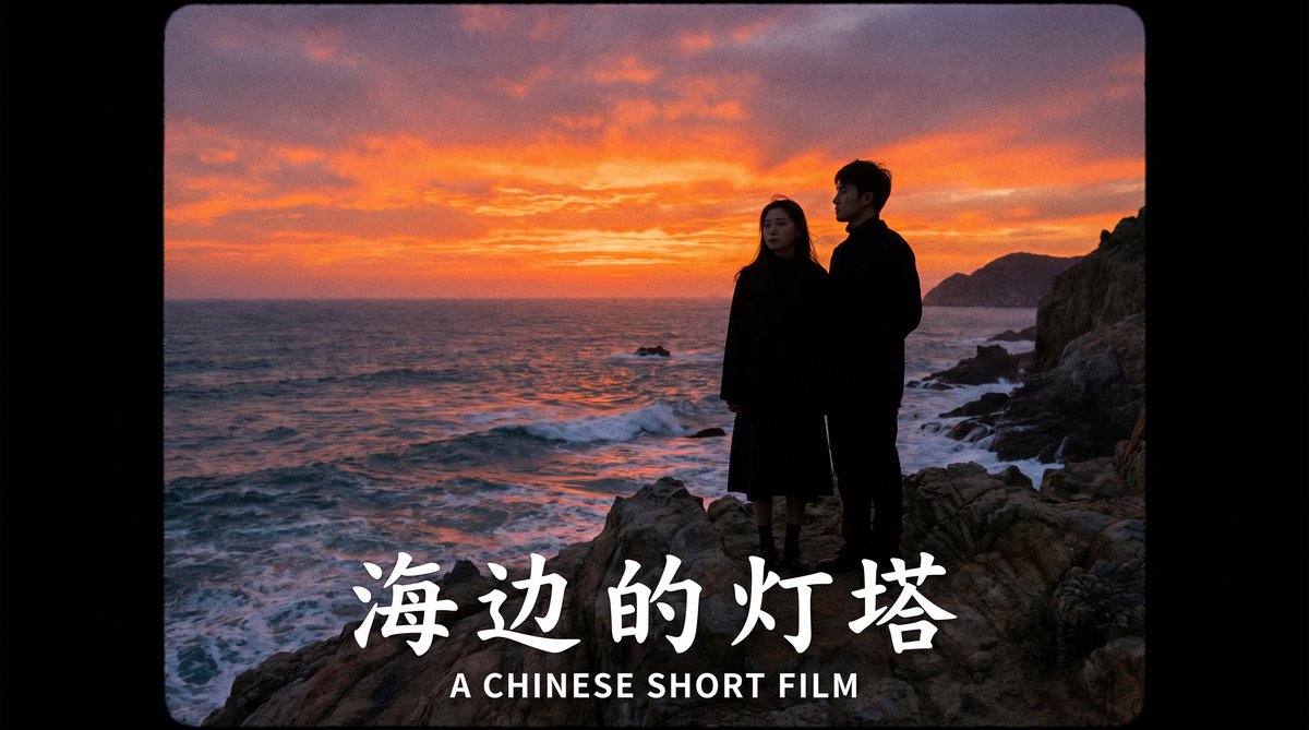 ai去衣原创短片《海边的灯塔》视频